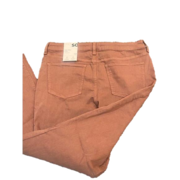 SO Women's junior’s Flare Jeans - Size 13 - pink/Brown - Picture 3 of 6